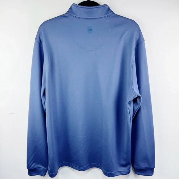 Bolle Men’s Performance 1/4 Zip Pullover Golf Style Shirt Blue Size Large - Picture 2 of 7